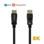 Aisens Cable DisplayPort 1.4 Certificado 8K 60Hz 1m Negro